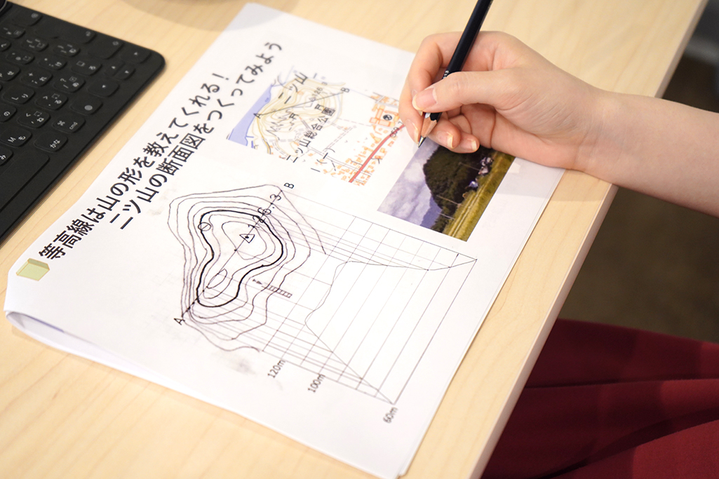 地図の今昔講座　断面図