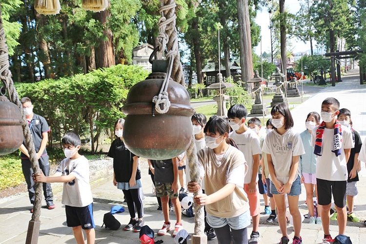 城西小学校　弥栄プロジェクト　神明社参拝