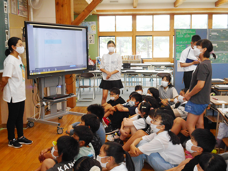 上川沿小学校　ICT活用（6年算数）