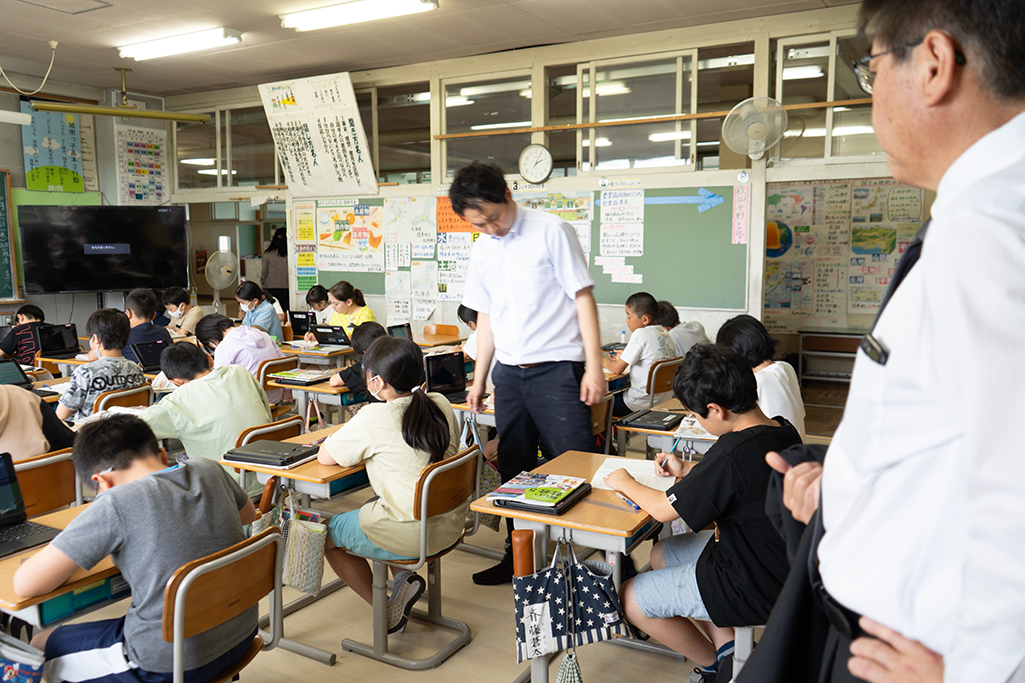 城南小学校公開授業の様子