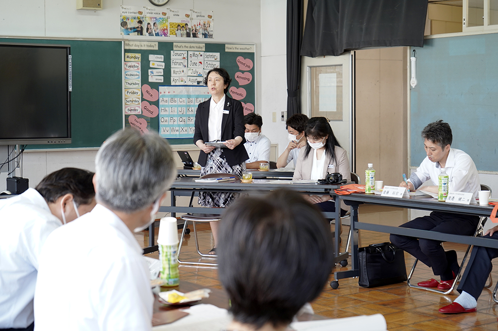 城南小学校公開授業の様子